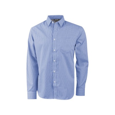 Купить Рубашка Net мужская с длинным рукавом, синий с нанесением