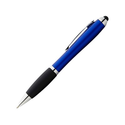 Купить Ручка-стилус шариковая Nash со стилусом, синий, черные чернила с нанесением логотипа