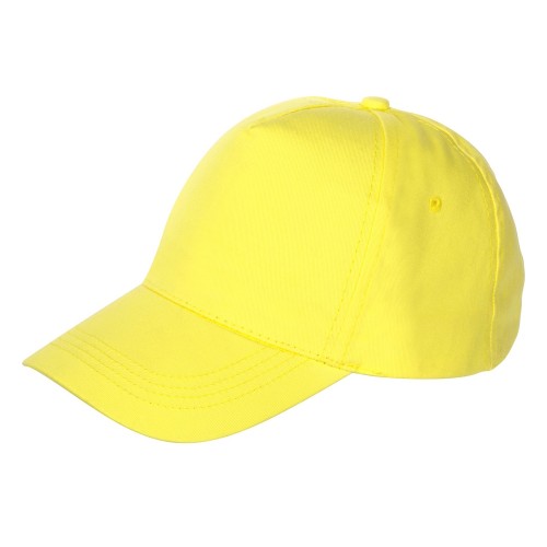 Купить Бейсболка Мемфис 230 5-панельная, yellow с нанесением логотипа