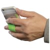 Купить Картхолдер для телефона с отверстием для пальца, лайм с нанесением логотипа