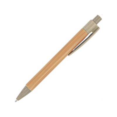 Купить Шариковая ручка STOA с бамбуковым корпусом, бежевый с нанесением логотипа