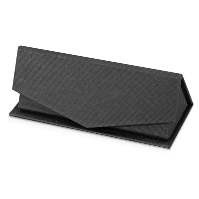 Купить Подарочная коробка для флеш-карт треугольная, черный с нанесением логотипа