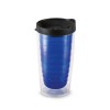 Купить GASOL. Чашка для путешествия 450 мл, Королевский синий с нанесением логотипа