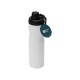 Купить Бутылка для воды Supply Waterline, нерж сталь, 850 мл, белый/черный с нанесением логотипа