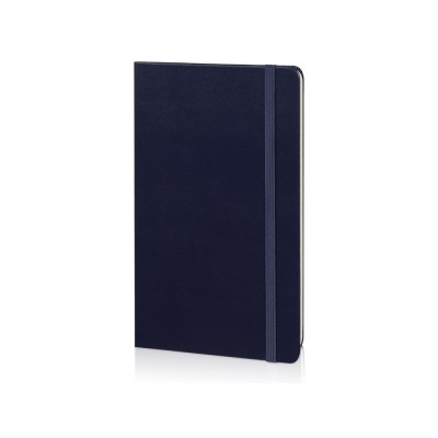 Купить Записная книжка Moleskine Classic (в линейку) в твердой обложке, Medium (11,5x18 см), синий с нанесением