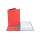 Купить Папка классическая из экокожи Favor, красный с нанесением логотипа