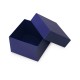 Купить Коробка подарочная Gem S, синий с нанесением логотипа