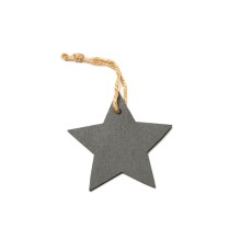 Новогоднее украшение RUDOLF из сланца, звезда