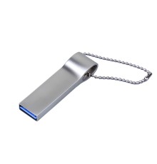 USB 2.0-флешка на 16 Гб с мини чипом, компактный дизайн, боковое отверстие для цепочки