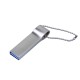 Купить USB 2.0-флешка на 16 Гб с мини чипом, компактный дизайн, боковое отверстие для цепочки с нанесением логотипа