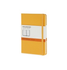 Записная книжка Moleskine Classic (в линейку) в твердой обложке, Pocket (9x14см), оранжевый