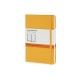 Купить Записная книжка Moleskine Classic (в линейку) в твердой обложке, Pocket (9x14см), оранжевый с нанесением логотипа