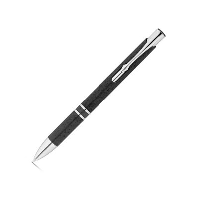Купить BETA WHEAT Шариковая ручка из волокон пшеничной соломы и ABS, черный с нанесением логотипа