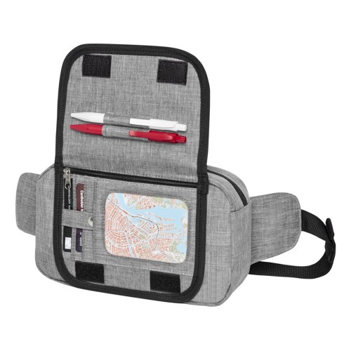 Купить Поясная сумка Hoss, heather medium grey с нанесением логотипа Купить Поясная сумка Hoss, heather medium grey с нанесением логотипа