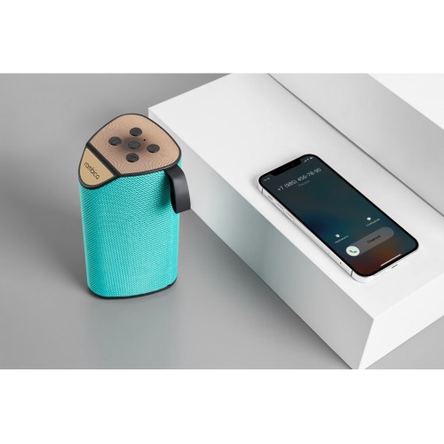 Купить Портативная акустика Rombica mysound Tetria Green с нанесением логотипа Купить Портативная акустика Rombica mysound Tetria Green с нанесением логотипа