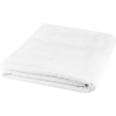 Купить Хлопковое полотенце для ванной Evelyn 100x180 см плотностью 450 г/м2, белый с нанесением логотипа