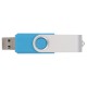 Купить Флеш-карта USB 2.0 8 Gb Квебек, голубой с нанесением логотипа