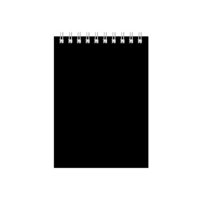 Купить Бизнес - блокнот Альт А6 (94 х 130 мм) Office 60 л., черный с нанесением логотипа
