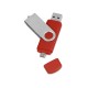 Купить USB/micro USB-флешка 2.0 на 16 Гб Квебек OTG, красный с нанесением логотипа