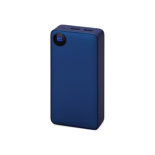 Купить Внешний аккумулятор Mild Pro c быстрой зарядкой QC/PD, 20 000 mAh, синий с нанесением логотипа