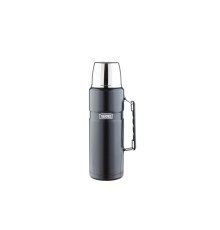 Термос со стальной колбой тм THERMOS SK2020 Matte Black King Stainless Steel Vacuum Flask. 2.0L, черный