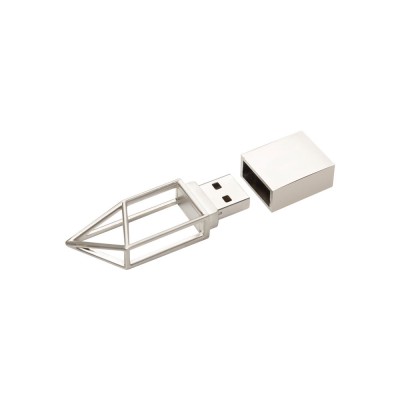 Купить USB-флешка на 32 ГБ, micro USB  серебро с нанесением логотипа