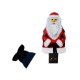 Купить USB-флешка на 64 ГБ Дед Мороз Santa под нанесение, белый с нанесением логотипа