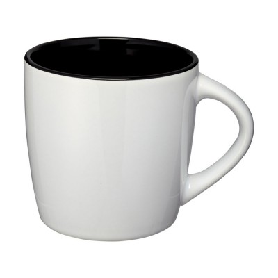 Купить Керамическая чашка Aztec, белый/черный с нанесением логотипа