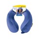 Купить Подушка для путешествий с эффектом памяти, с капюшоном Hooded Tranquility Pillow, синий с нанесением логотипа