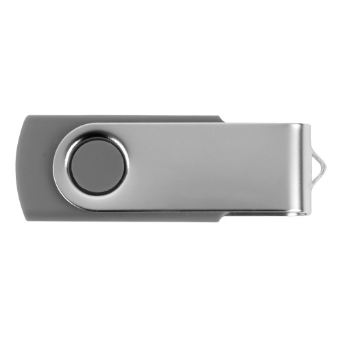 Купить Флеш-карта USB 2.0 16 Gb Квебек, серый с нанесением логотипа