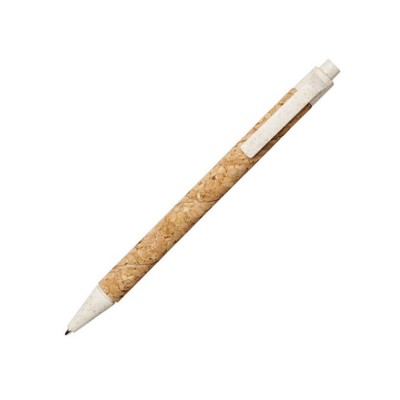 Купить Шариковая ручка Midar из пробки и пшеничной соломы, бежевый с нанесением