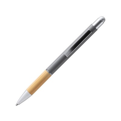 Купить Ручка-стилус металлическая шариковая OLTEN, серый с нанесением логотипа