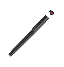 Капиллярная ручка в корпусе из переработанного материала rPET RECYCLED PET PEN PRO FL, черный с розовым