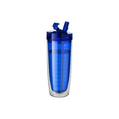 Купить Термостакан Sippe, синий прозрачный с нанесением логотипа