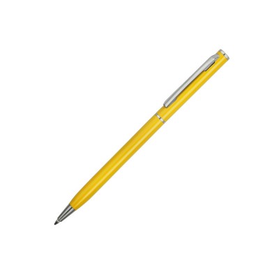 Купить Ручка металлическая шариковая Атриум, желтый с нанесением логотипа