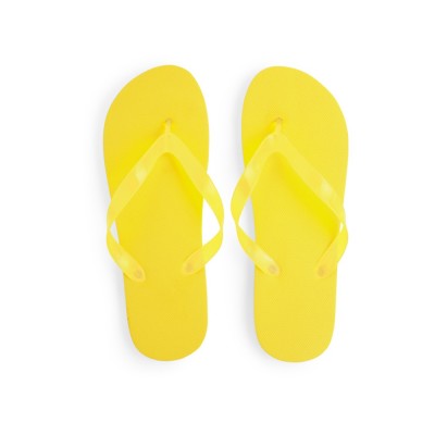 Купить Пляжные шлепанцы KALAY, желтый с нанесением логотипа