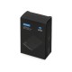 Купить Внешний аккумулятор Evolt Mosaic, 5000 mAh, черный с нанесением логотипа