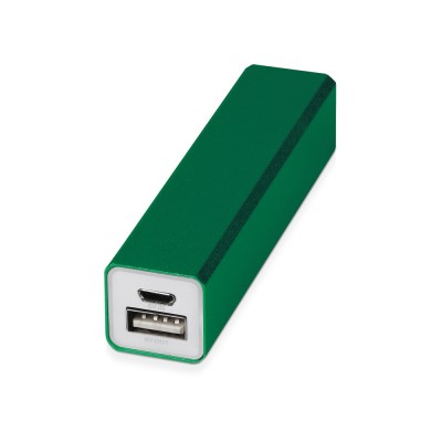 Купить Портативное зарядное устройство Брадуэлл, 2200 mAh, зеленый с нанесением