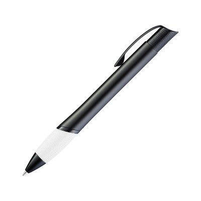 Купить Ручка шариковая металлическая OPERA M, белый/черный с нанесением