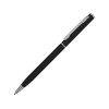 Купить Ручка металлическая шариковая Атриум с покрытием софт-тач, черный с нанесением логотипа