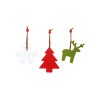 Купить Войлочное рождественское украшение Северный олень, зеленое яблоко с нанесением логотипа