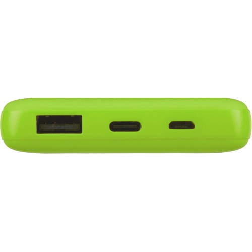Купить Внешний аккумулятор Powerbank C2, 10000 mAh зеленое яблоко с нанесением логотипа Купить Внешний аккумулятор Powerbank C2, 10000 mAh зеленое яблоко с нанесением логотипа