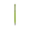 Купить Ручка металлическая шариковая Атриум с покрытием софт-тач, зеленое яблоко с нанесением логотипа