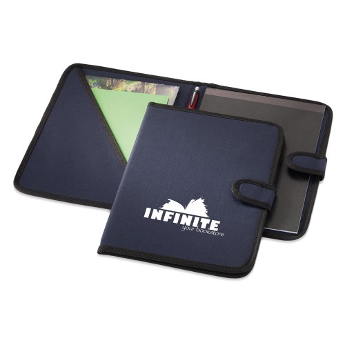 Купить Папка A4 University, темно-синий с нанесением логотипа