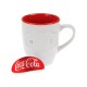 Купить Кружка Пинт, белый/красный с нанесением логотипа