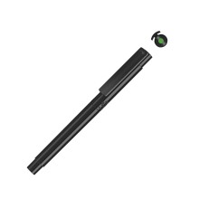 Капиллярная ручка в корпусе из переработанного материала rPET RECYCLED PET PEN PRO FL, черный с салатовым