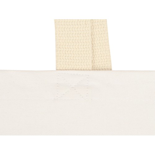 Купить Сумка для шопинга Steady из хлопка с парусиновыми ручками, 260 г/м2, белый с нанесением логотипа