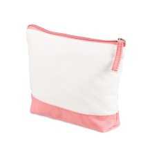 Косметичка хлопковая Cotton, белый/пыльно-розовый Косметичка хлопковая Cotton, белый/пыльно-розовый