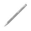 Купить Ручка металлическая шариковая Legend Gum софт-тач, серый с нанесением логотипа