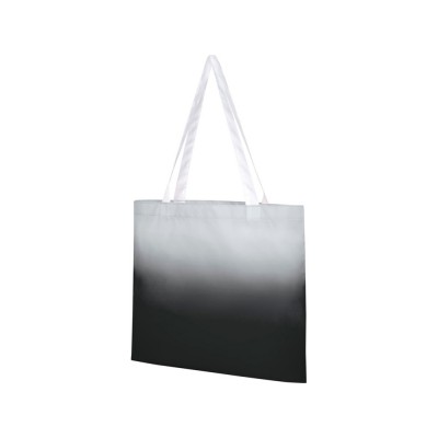 Купить Эко-сумка Rio с плавным переходом цветов, черный с нанесением